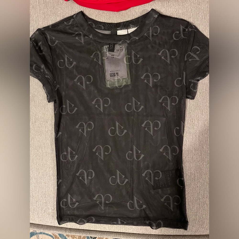 Divided See Through Top
